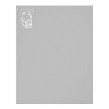 Pirate Sketch. Black and White. Customized Letterhead