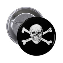 Pirate Skull and Crossbones Pin