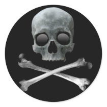 Pirate Skull and Crossbones Sticker
