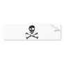 Pirate Skull Bumper Sticker