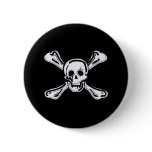 PIRATE SKULL PINBACK BUTTON