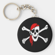 Pirate Skull & Cross Bone Keychains