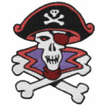 Pirate Skull Embroidered Shirt