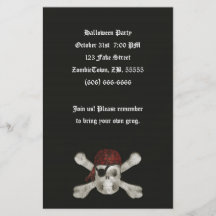 Pirate Skull - Halloween Flyer