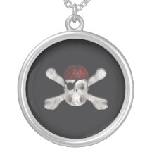 Pirate Skull - Halloween Necklace