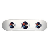 Pirate Skull Option Ping Pong Skate Decks