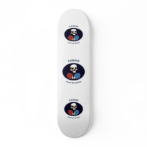 Pirate Skull Option Ping Pong Skate Decks