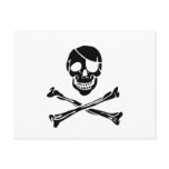 Pirate Skull Post Cards