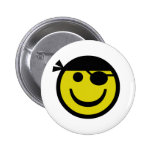 Pirate Smiley Buttons