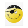 Pirate Smiley Face Post Cards
