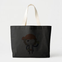 Pirate stereotype canvas bags