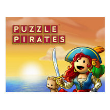 Pirate Sunset postcard