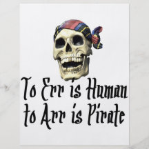 Pirate T-shirts and Gifts. Flyer