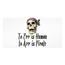 Pirate T-shirts and Gifts. Picture Card