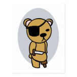 Pirate Teddy Bear Post Cards