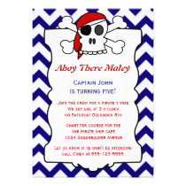 Pirate Theme Birthday Party invitations