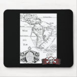 Pirate Treasure Map Mousepad