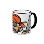 Pirate Treasure Ringer Mug