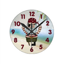 Pirate Wall Clock