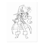 Pirate Witch Post Cards