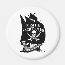 Pirate Yacht Club Magnets