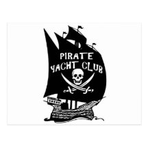 Pirate Yacht Club Post Card