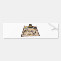 PirateMapTreasure050110 Bumper Sticker