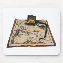 PirateMapTreasure050110 Mousepad