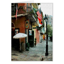 Pirates Alley, French Quarter, New Orleans Card