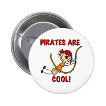 Pirates Are Cool Pinback Buttons