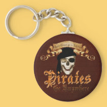 Pirates go anywhere keychains