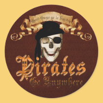 Pirates go anywhere stickers