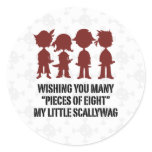Pirates in Silhouette Sticker Sheet