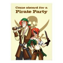 Pirates Invitations