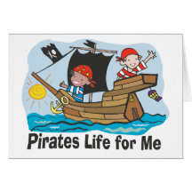 Pirates Life for Me Card
