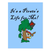 Pirate's Life Tshirts and Gifts Post Cards