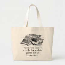 Pirate's Loot & Treasure in Books Tote Bags