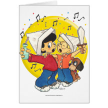 Pirates Singing Greeting Card