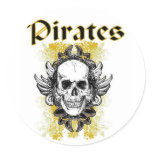Pirates Skull and Crossbone stickers