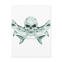 Pirates/Skulls Collection by FishTs.com Postcards