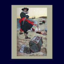 Pirate's Treasure postcards