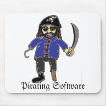 Pirating Software Mouse Pads