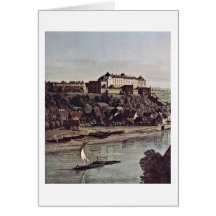 Pirna From Vines At Prosta By Bernardo Bellotto Greeting Card
