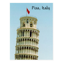pisa postcard
