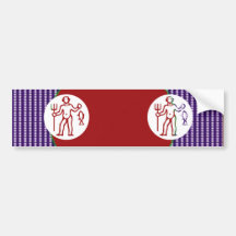 PISCES Astrology Zodiac Symbol Bumper Sticker