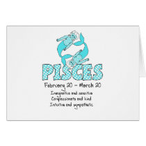 Pisces Greeting Card