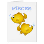 Pisces cartoon gifts cards