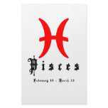 Pisces, February 19 - March 20 Personalized Stationery