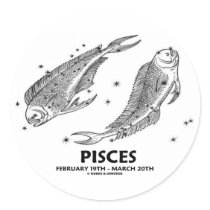 Pisces (February 19th - March 20th) Sticker