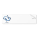 Pisces Fish Bumper Sticker bumper stickers